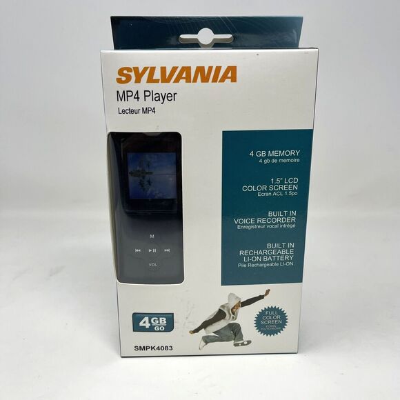 MP3 MP4 Music Player Sylvania 4 GB 1.5" LCD Video SMPK 4083 Voice Recorder - Picture 1 of 2